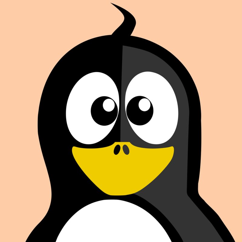 curl, tux, inkscape