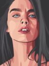 vector art, girl, beautiful