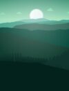 sunrise, mountains, landscape