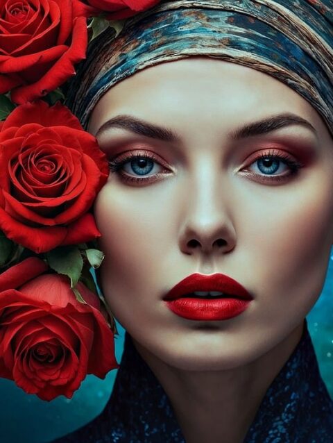 woman, portrait, beauty
