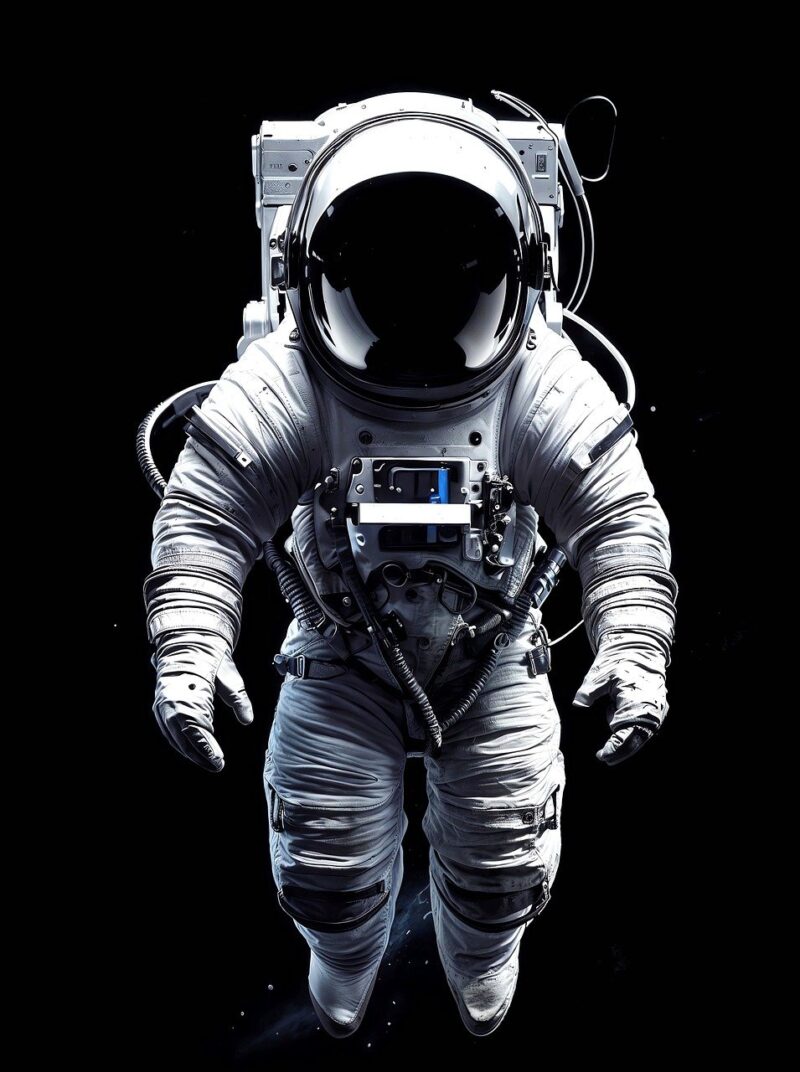 astronaut, cosmos, universe