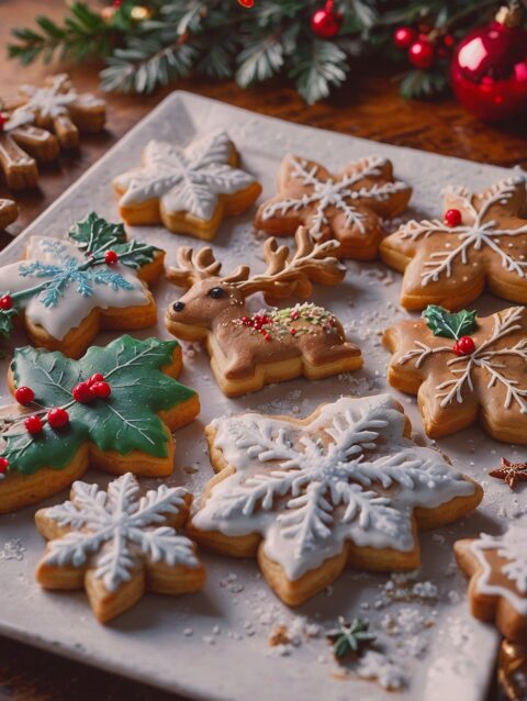 ai generated, cookies, christmas