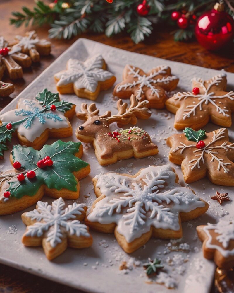 ai generated, cookies, christmas